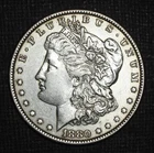 1880-P $1 Morgan Silver Dollar ... VF
