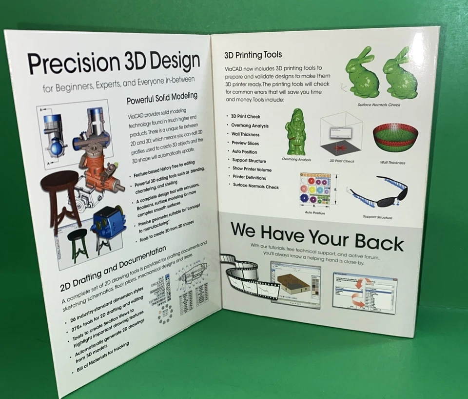 VIACAD 2D/3D SOFTWARE NEW/SEALED Ships Fast! - Image 2 of 3
