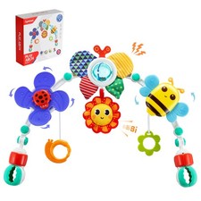 Adjustable Arch Bassinet Toys for Infant Toddlers, Stroller Arch, Baby Crib...