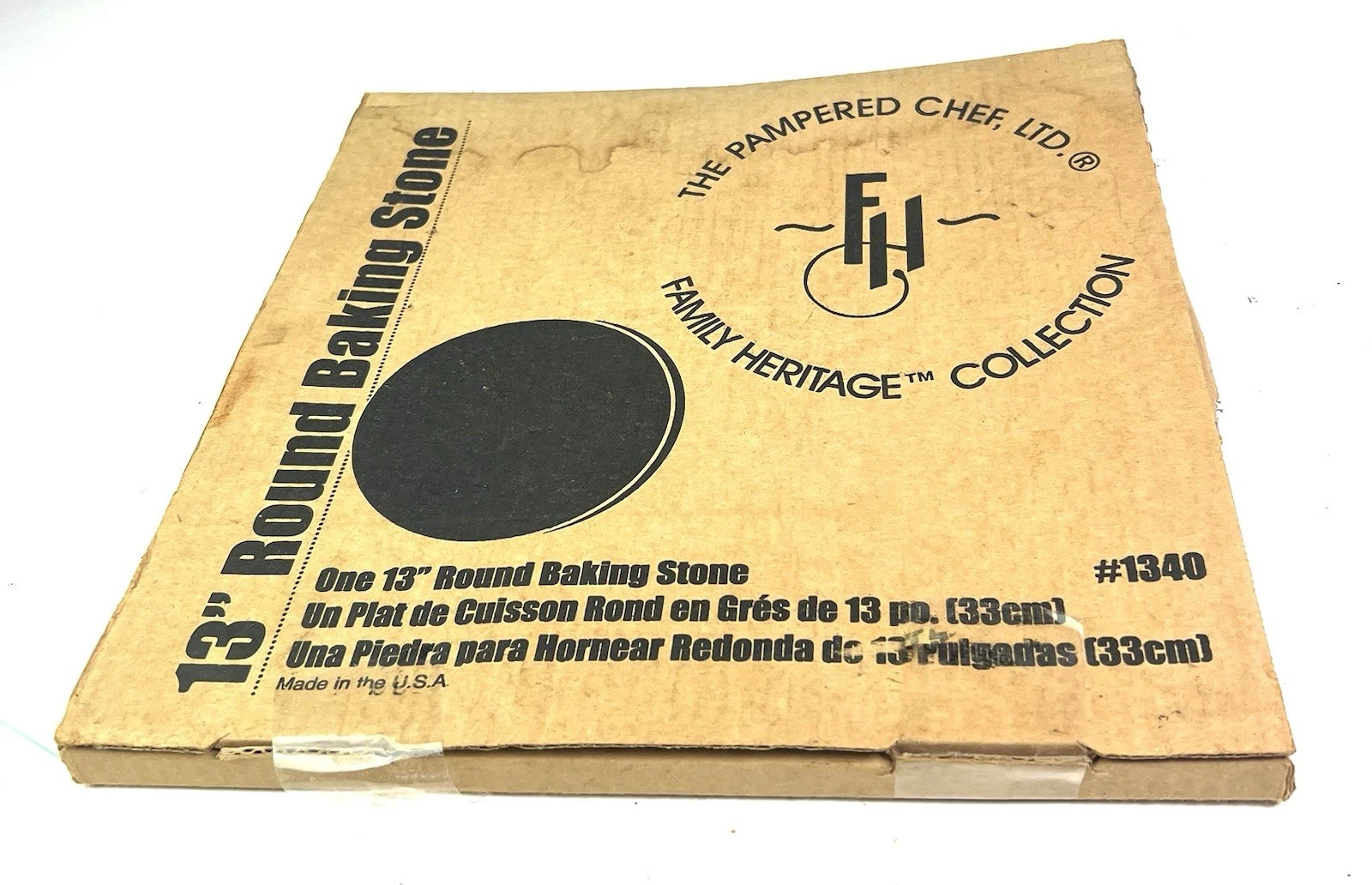 Pampered Chef Stoneware 13" Pizza Round Baking Stone Manual Family Heritage 1340
Opens in a new wind
