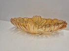 Vintage 1960's Jeannette Marigold Gondola Carnival Glass Fruit Boat