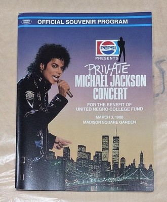Michael Jackson Pepsi Bad Tour 1988 Private Souvenir Concert
