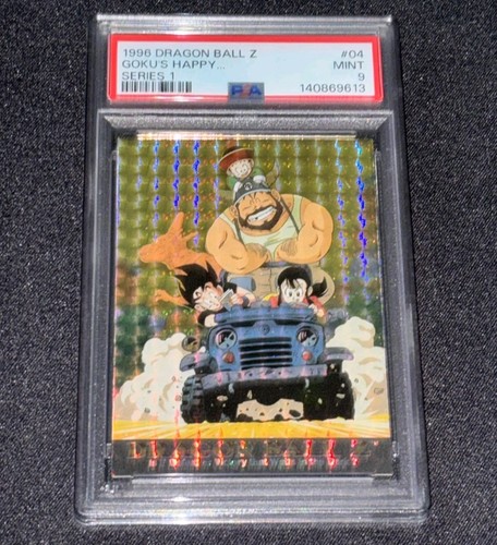 PSA 1996 Dragon Ball Z Goku’s Happy… Series 1 #04 PSA 9 NM