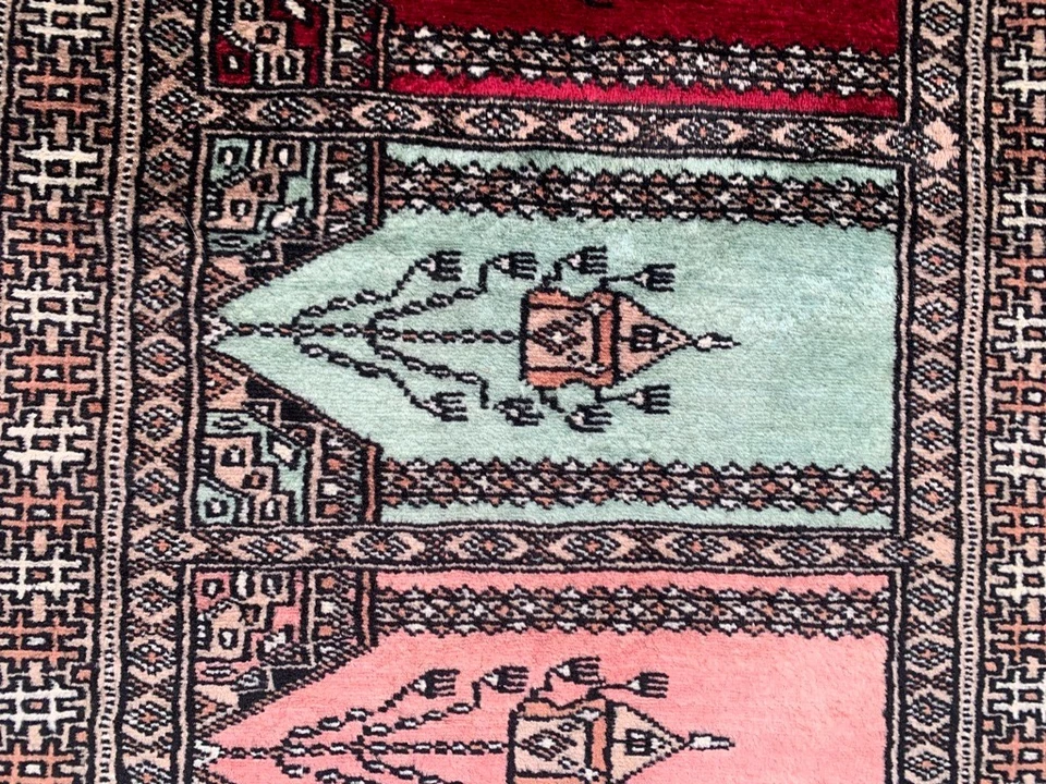 2x6 ft Vintage Afghan Hallway Runner Rug Kitchen Home Decor Runner Area Wool Rug - Image 4 of 4