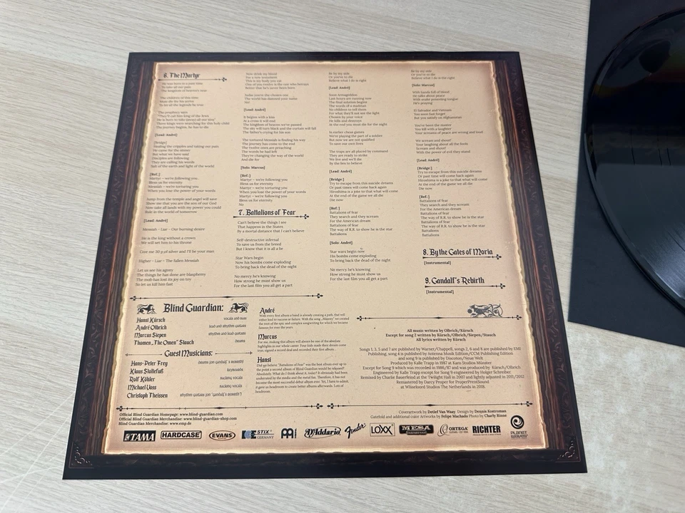 Blind Guardian- Battalions Of Fear- Remixed / Remastered Gatefold Vinyl LP - Image 4 of 4
