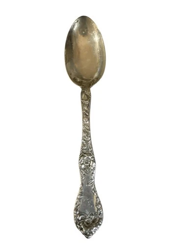 Sterling Teaspoon Spoon REED & BARTON "LES CINQ FLEURS", Mono "A" 5 3/4"