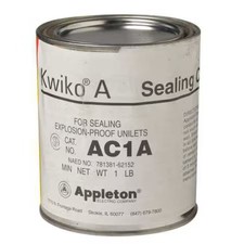 Appleton Electric Ac1f01-A Sealing Cement/Fiber Kit Carton, Brown/Gray