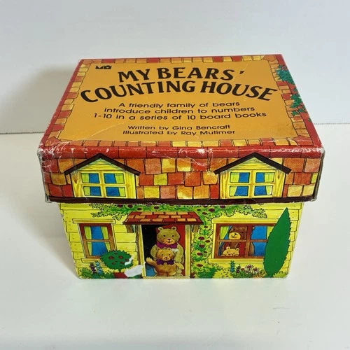 My Bears Counting House 10 Board Books in Box Gina Bencraft & Ray Mutimer 1993 - product listing photo