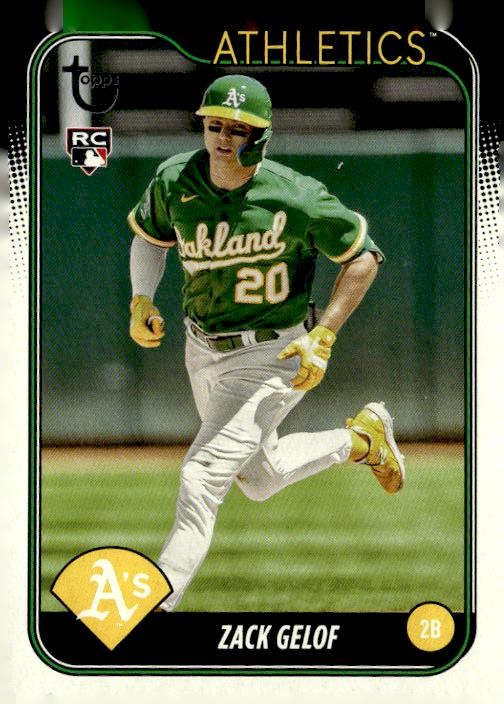 2024 Topps #166 Zack Gelof Vintage Stock #/99