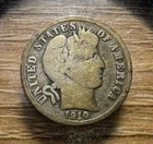 1910-D Barber Dime - Actual Silver Coin Shown - Free Shipping & Tracking INV#123