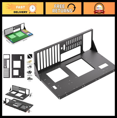 Open Air PC Case Test Bench, ATX MATX ITX Computer Rack, DIY PC Build Frame
