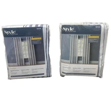 Style Selections 50" x 84" Grommet Top Panel Curtain #2857150 Taupe Lot Of 2