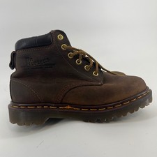 Dr. Martens 939 Made in England Brown Leather 6-Eye Padded Collar Boots UK 5