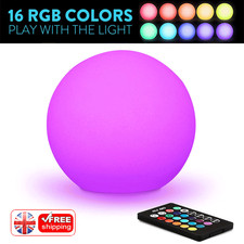 LED Mood Lighting Colour Changing Bedside Night Light Table Lamp Home Decoration