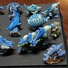 Blue Resin Dolphin Figurines Lot - Mini Sculptures, Assorted Designs — photo 9