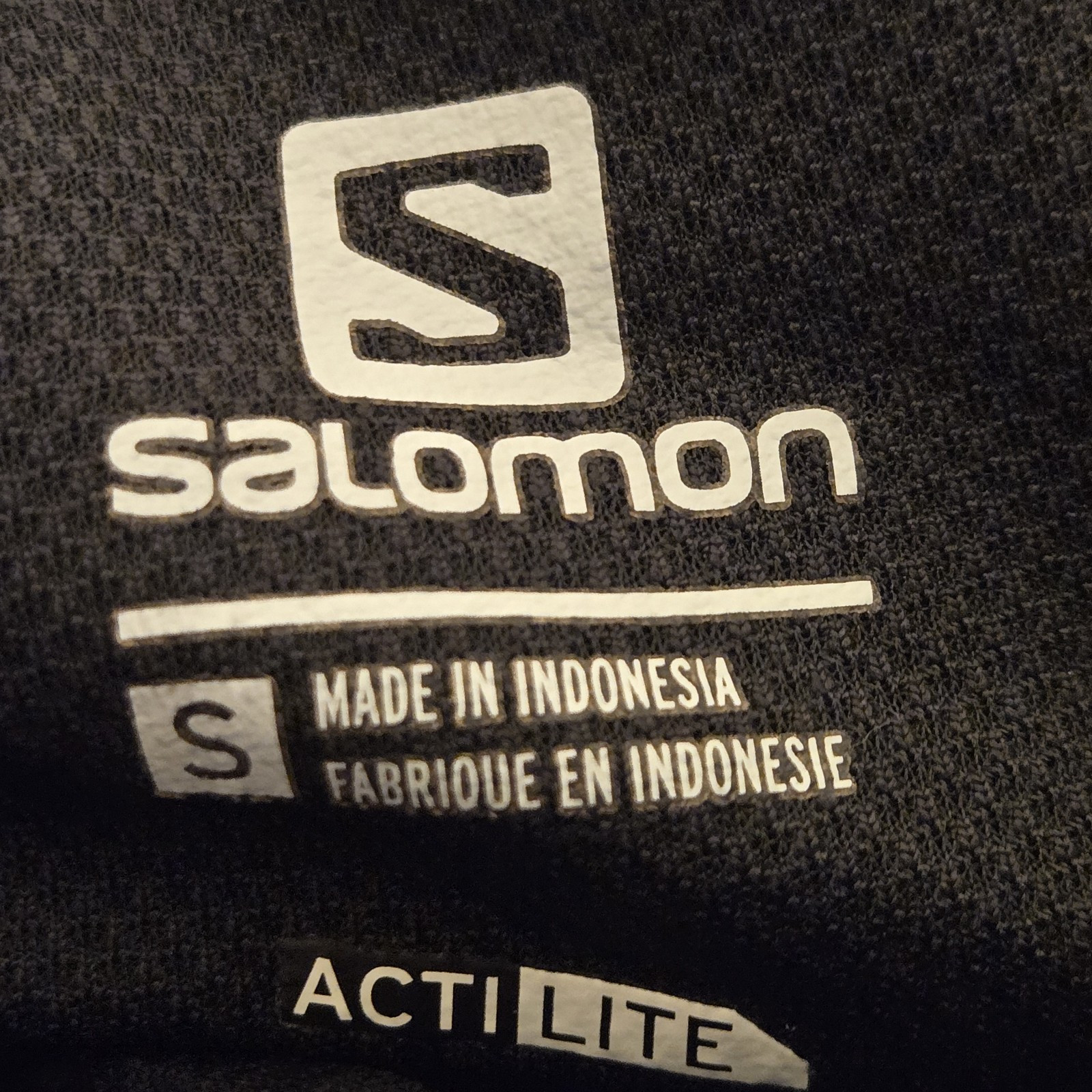 Gonna pantaloncino nero Activewear Salomon taglia S