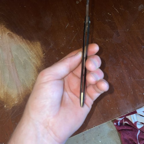 Vintage Gullatt Razor Co. Straight Razor With Black Plastic Handle Atlanta,GA - Picture 6 of 14