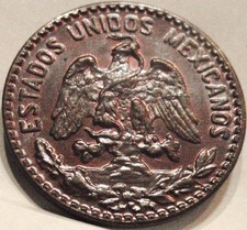 Escaso 1915 Unc México 2 Centavos Zapata Edición Revolución Mexicana KM# 420