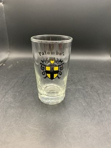 Vintage Palombo’s Detroit Restaurant Bar Glass
