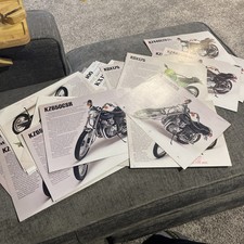Huge Lot Of 1980s / Kawasaki Motorcycles / Lot of Over 60 Original Ads