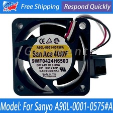 For Sanyo A90L-0001-0575 A 9WF0424H6503 Fanuc Drive Cooling Fan DC24V 0.09A