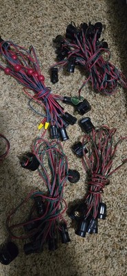Lot Of 7 Strands Vintage String Lights