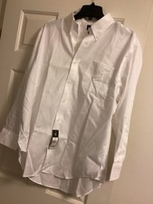 MEN RALPH LAUREN WHITE DRESS SHIRT SIZE 17 32-33NEW WITH TAG RETAIL 69