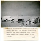 Vtg WW2 Military Press Photo Ambulance Dressing Station Stuka Raid Tommies