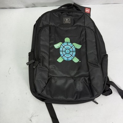 OGIO Laptop Backpack Black Durable Travel Bag Turtle Graphic DNI Logo New Tags