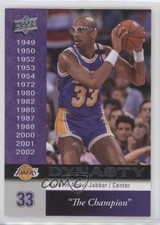 2008 Upper Deck Los Angeles Lakers Dynasty Kareem Abdul-Jabbar #LAL-16 HOF 8em
