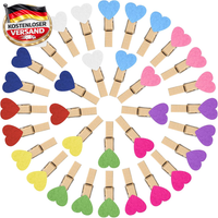 Mini Holzklammern 3,5Cm FüR Fotos Collagen Basteln Dekorationen FüR Schule BüRo