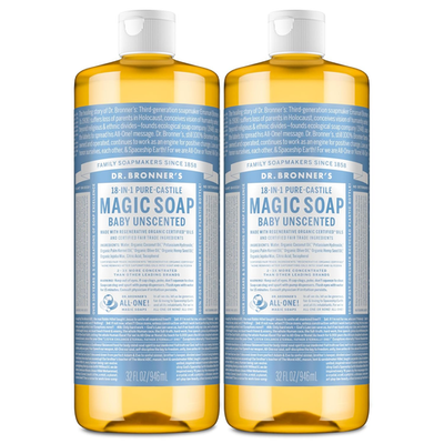 #ad #ad Magic Soap Pure Castile Liquid Soap Baby Unscented 32 Ounce 2 Pack Regenerat $43.24