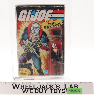 Destro AFA GRADED 70 60/85/85 GI Joe 34-Back 1985 Hasbro NEW SEALED
