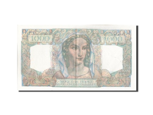 [#209802] Biljet, Frankrijk, 1000 Francs, 1 000 F 1945-1950 ''Minerve et Hercule - Afbeelding 2 van 2