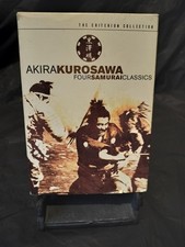 Akira Kurosawa Four Samurai Classics DVD Box Criterion Collection CIB