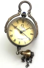 Omega Vintage Pocket Watch Fob Crystal Ball Sphere Orb Switzerland Antique Swiss