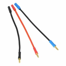 1sets RC Brushless Motor Controller ESC Bullets 2mm M/F 18AWG 4" Extension wire