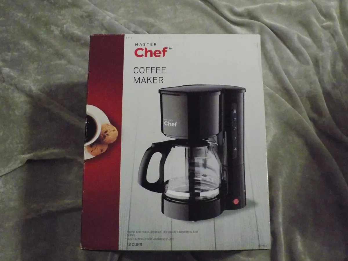 Master chef 12 cup coffee maker deals