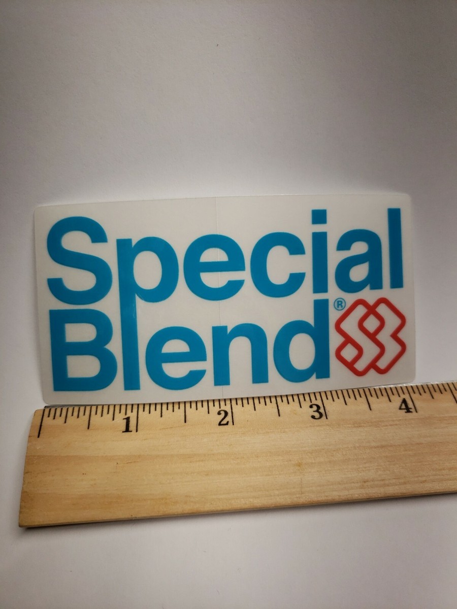 SPECIAL BLEND BLUE/RED Ski Snow Board SNOWBOARD winter STICKER DECAL