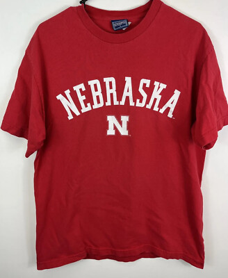 Vtg Y2ks Nebraska Cornhuskers Tshirt College University Football Champs Brand M