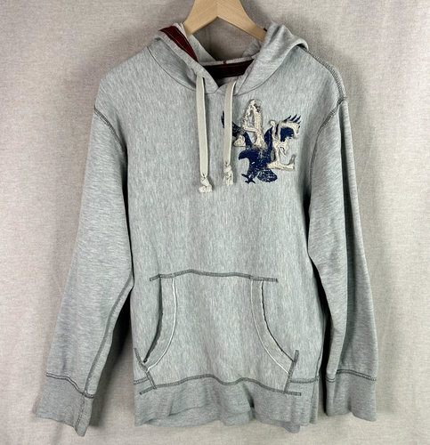 American Eagle Herren Y2K dicker Hoodie Sweatshirt Gr. M sportliches Logo distressed - Bild 1 von 13