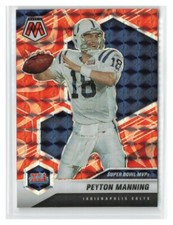 Peyton Manning 2021 Panini Mosaic Super Bowl MVP Orange SP #287 - COLTS