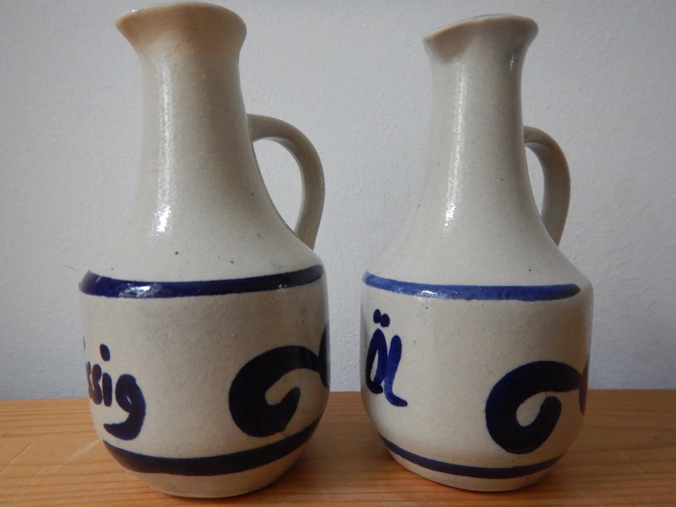 Essig-Ölflasche Steinzeug