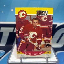 1990-91 Pro Set #595, ROBERT REICHEL RC 🔥🔥🔥 Rookie Card