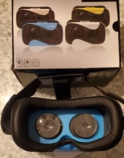 VR SHINECON VR Virtual Reality Glasses Blue for Smartphone New In Box