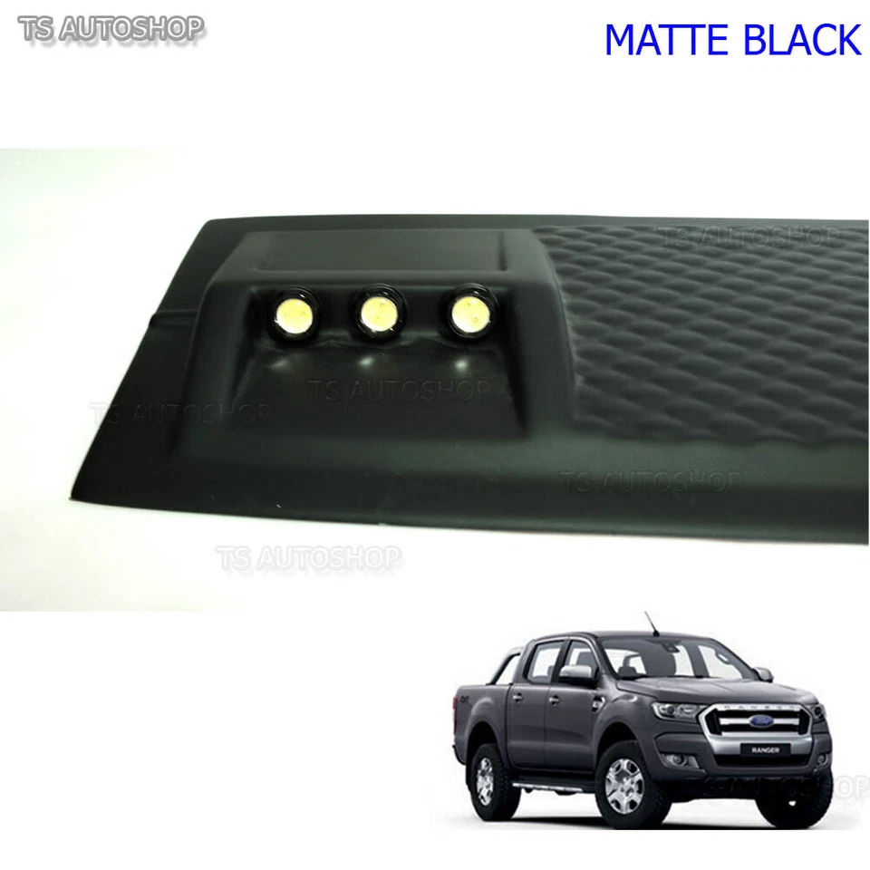 Light Leds Cap Front Roof Spoiler For Ford Ranger T6 Mk2 Wildtrak Ute 2012 2016 - Image 3 of 4
