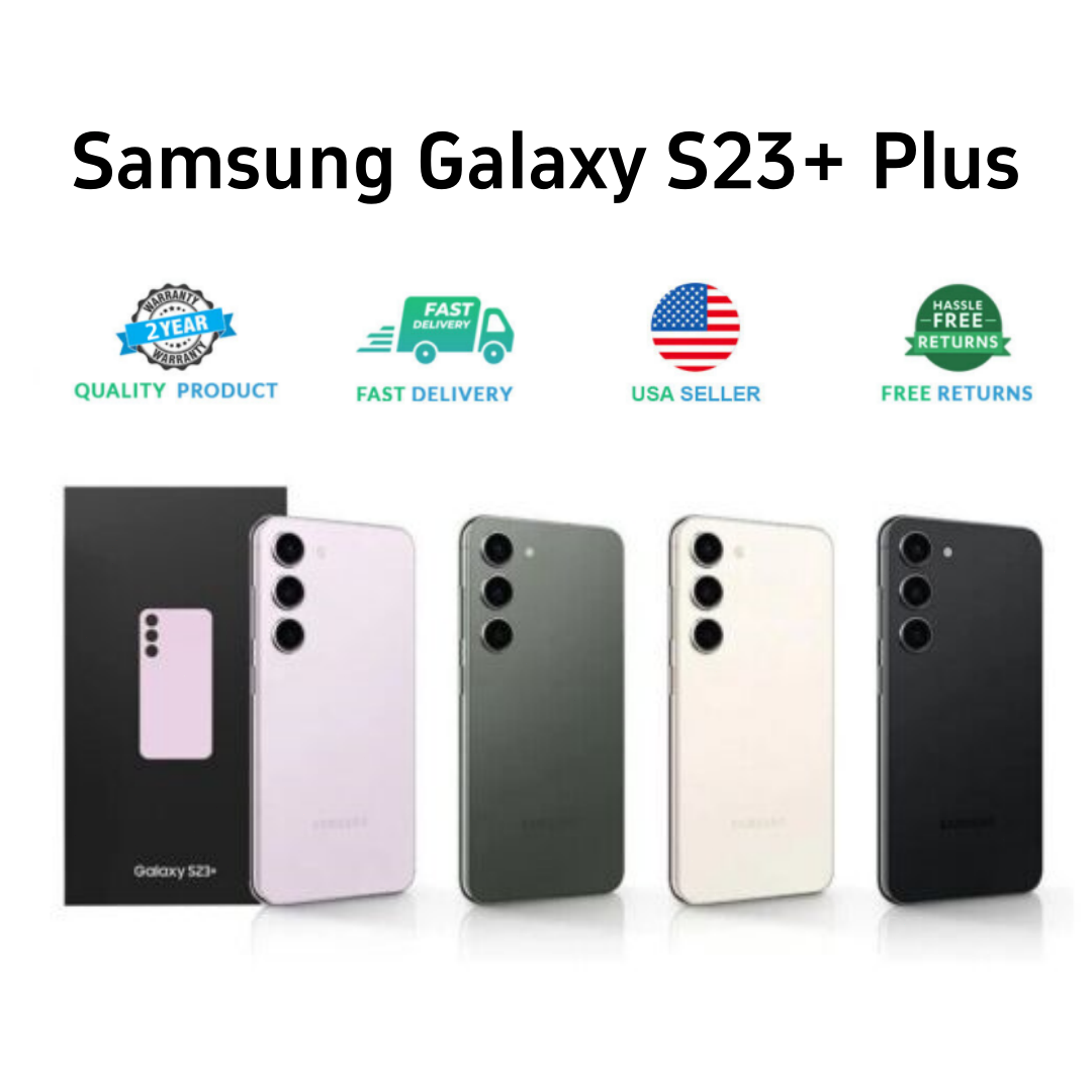 NEW Sealed SAMSUNG GALAXY S23+ PLUS 5G 256GB /512GB SM-S916U Factory Unlocked