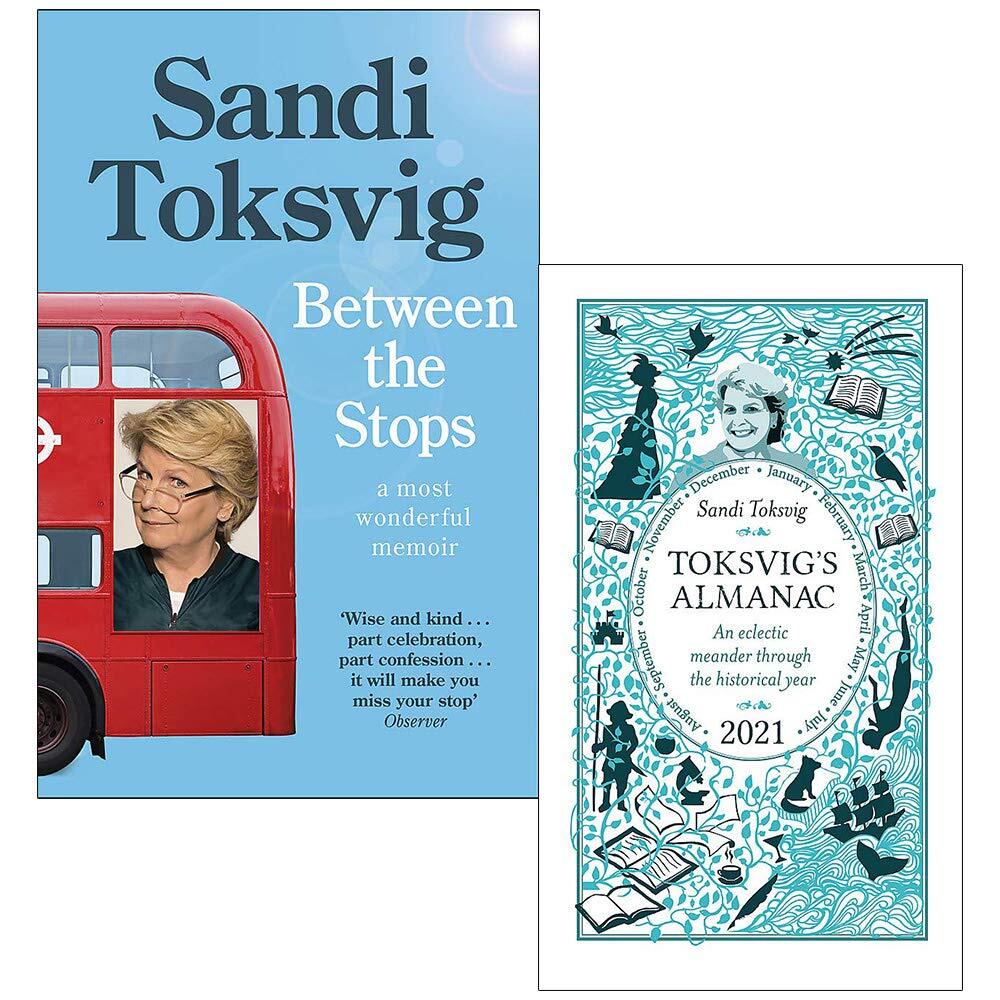 the Stops & Toksvig's Almanac 2021 By Sandi Toksvig 2 Books Collection Set