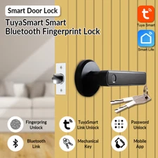 KERUI 4 in 1 Smart Fingerprint Door Lock Electronic Door Lock with Fingerprint 