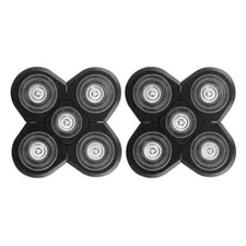 2PCS 5 Blades Floating Shaving Bald Replacement Shaver Head For Electric Razors